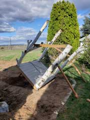 Arbor construction in Cowiche WA