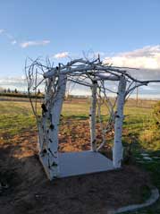Arbor construction in Cowiche WA